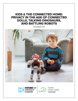Kids & the Connected Home