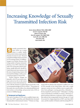 Increasing Knowledge of Sexually Transmitted Infection Risk