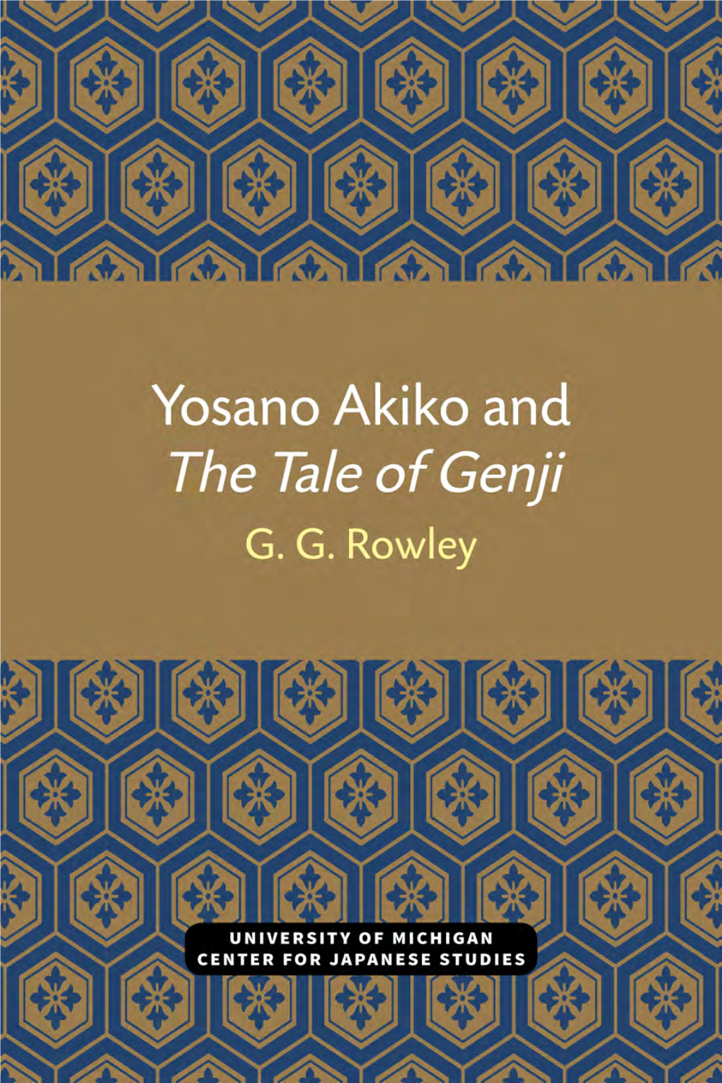 Yosano Akiko and the Tale of Genji / G.G