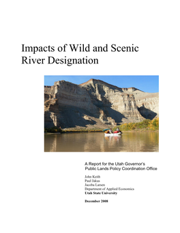 Impacts of Wild and Scenic River Designation
