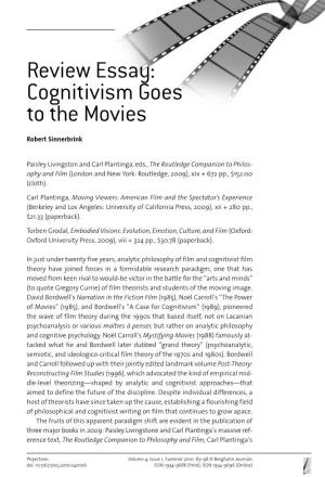 Review Essay: Cognitivism Goes to the Movies
