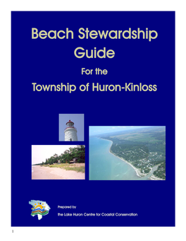 Beach Stewardship Guide for the Township of Huron-Kinloss