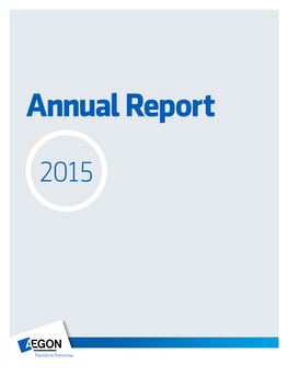 Aegon Annual Report 2015