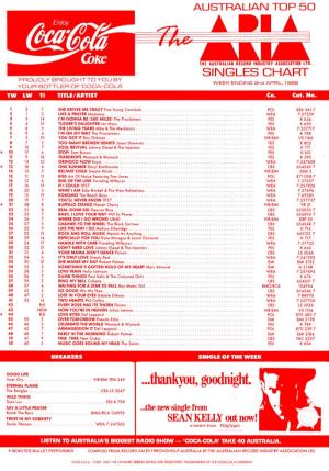 ARIA Charts, 1989-04-02 to 1989-06-25