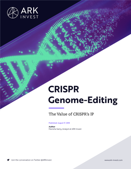 CRISPR Genome-Editing