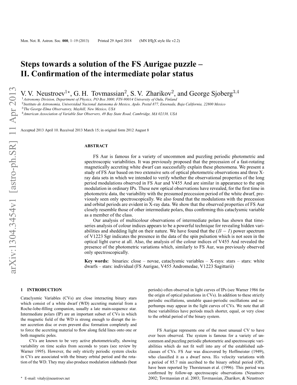 Steps Towards a Solution of the FS Aurigae Puzzle. II. Confirmation Of