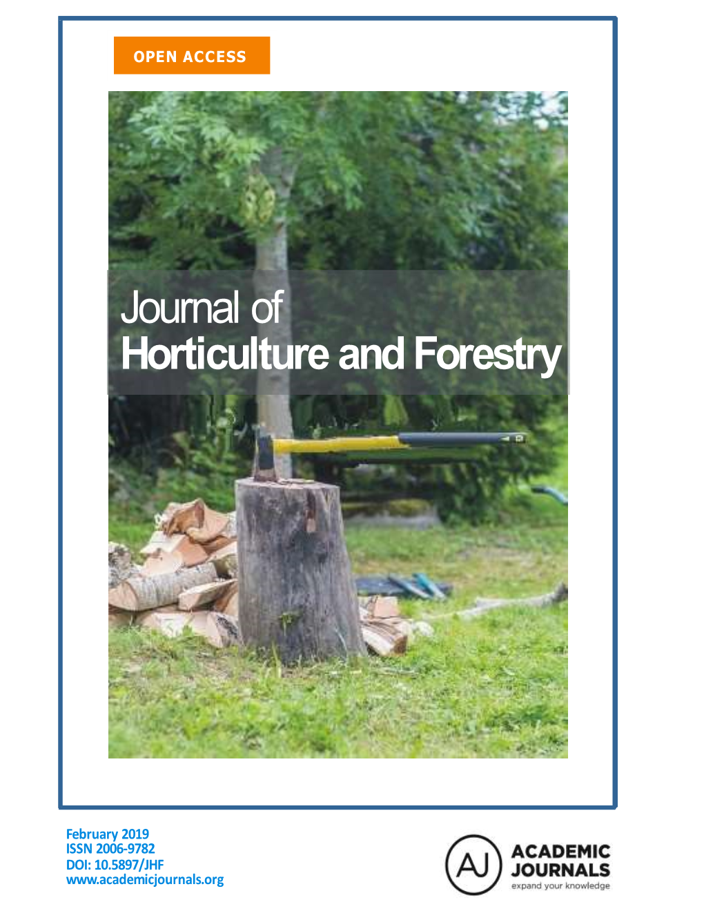 Journal of Horticulture and Forestry