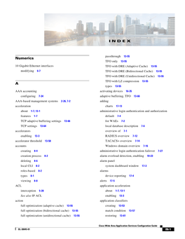 Cisco Wide Area Application Services Configuration Guide (Software