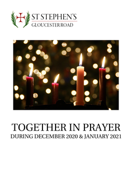 Together in Prayer During December 2020 & January 2021