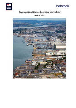 Devonport Local Liaison Committee Interim Brief (March 2021)