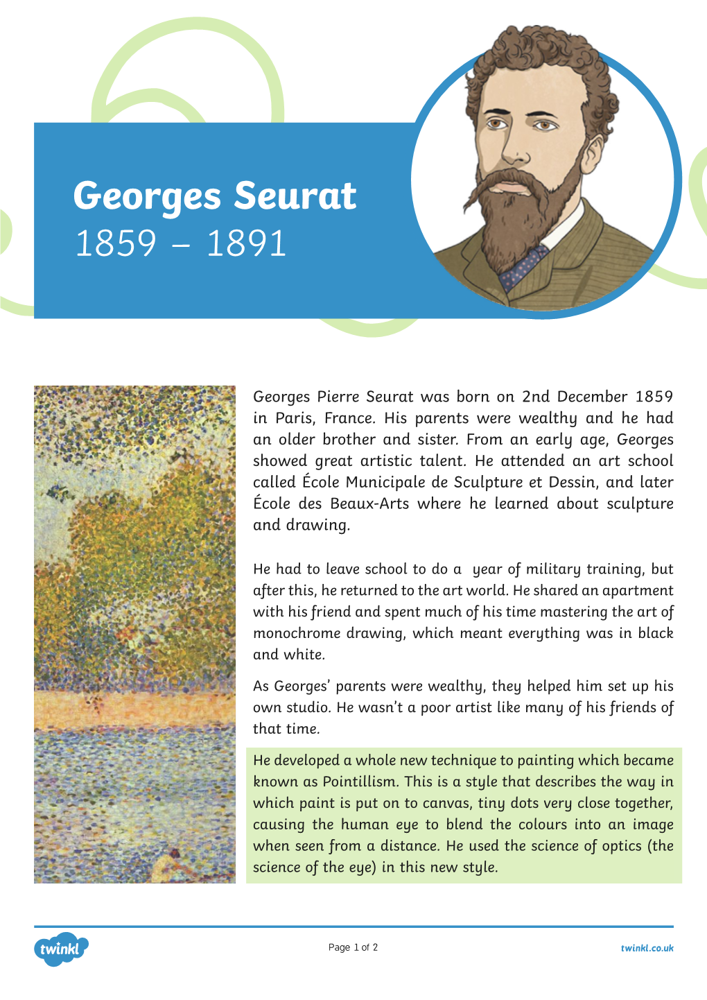 Georges-Seurat-Artist-Fact-File.Pdf