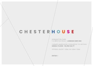 Chester House Is Located on the Junction of Brixton Road and Camberwell New Road