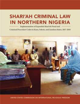 Shari'ah Criminal Law in Northern Nigeria