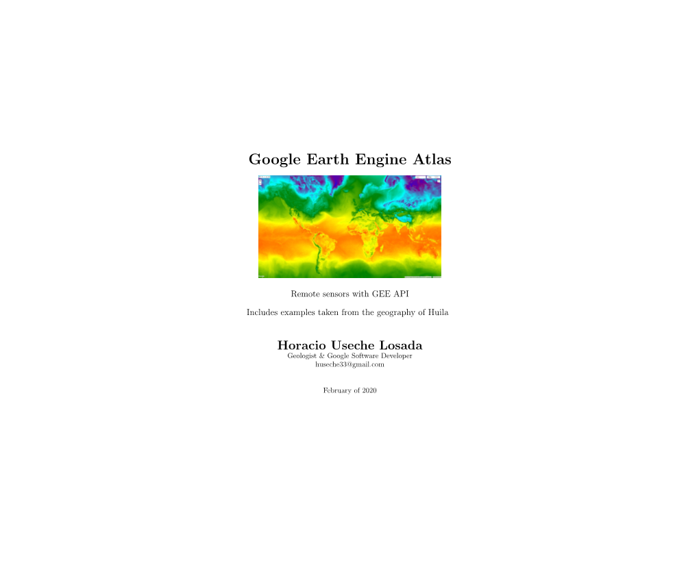 Google Earth Engine Atlas