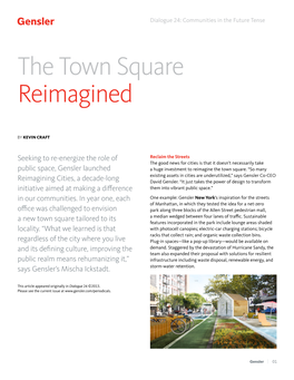 The Town Square Reimagined