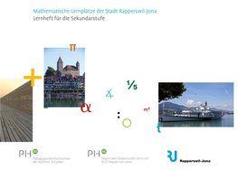 Mathematische Lernplätze Der Stadt Rapperswil-Jona Lernheft Für Die Sekundarstufe