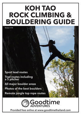 Koh Tao Rock Climbing & Bouldering Guide