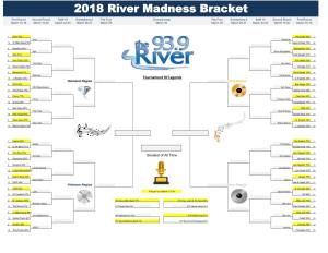 2018 River Madness Bracket