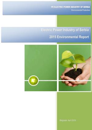 The PE EPS Environmental Report for 2015