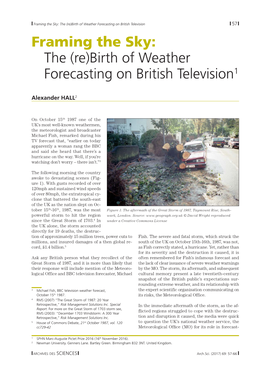 Birth of Weather Forecasting on British Television1