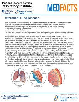 What Is Interstitial Lung Disease (ILD)?