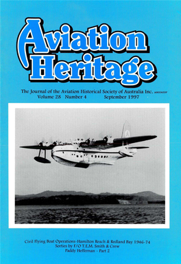 M Wl' the Journal of the Aviation Historical Society of Australia Inc