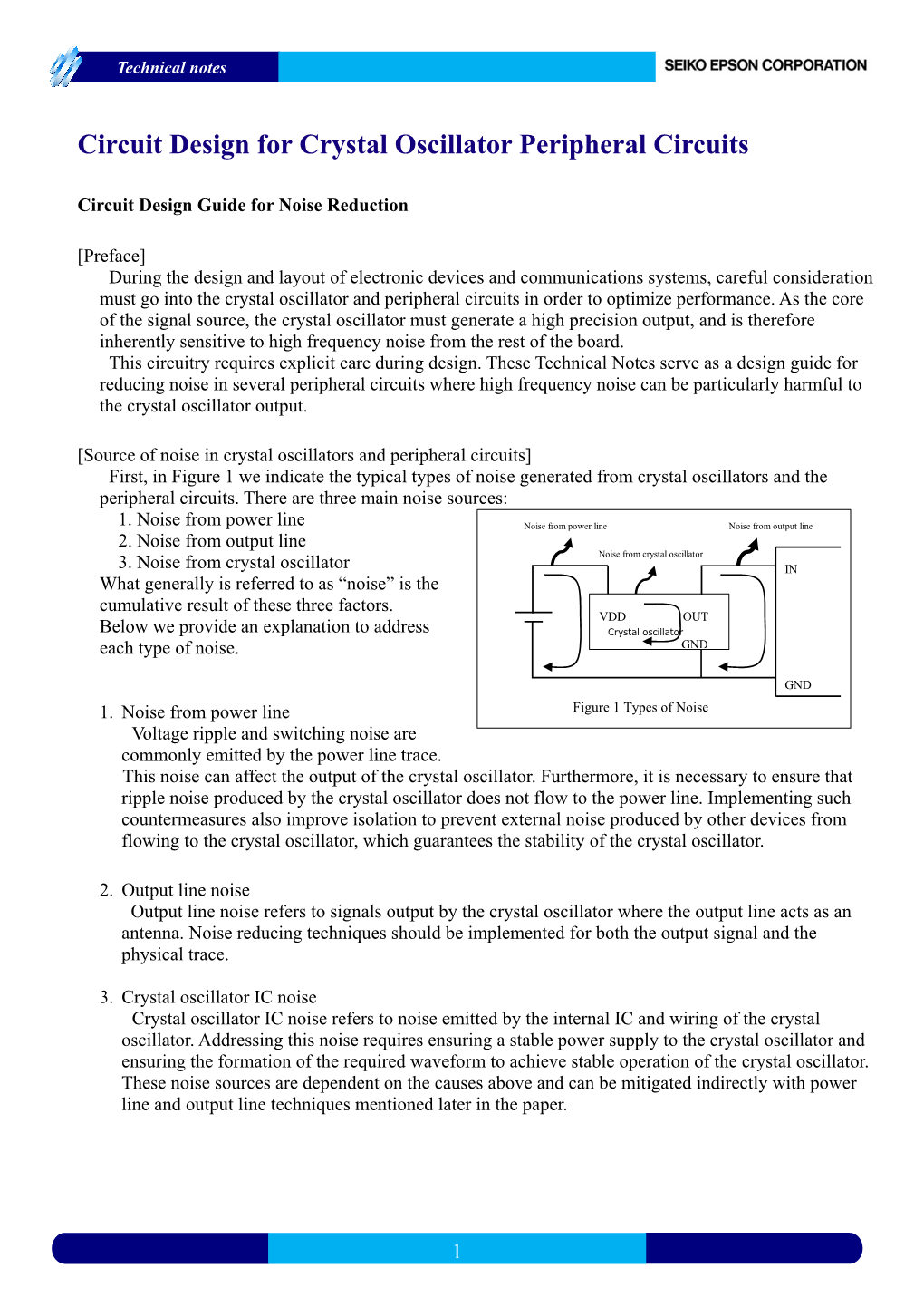 Circuit Design for Crystal Oscillator Peripheral Circuits