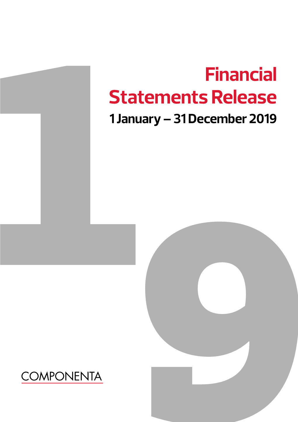 1 9Financial Statements Release