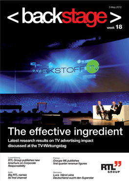 The Effective Ingredient Latest Research Results on TV Advertising Impact Discussed at the TV-Wirkungstag