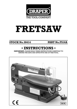 Fretsaw • Instructions