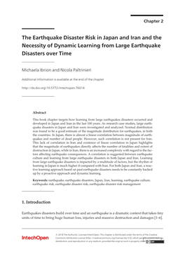 The Earthquake Disaster Risk in Japan and Iran and the Necessity of Dynamic Learning from Large Earthquake Disasters Over Time