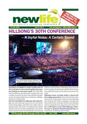 Hillsong's 30Th Conference