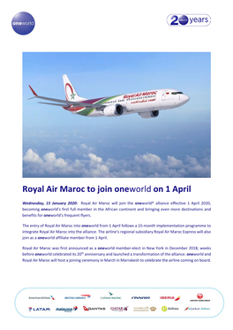 UL Royal Air Maroc