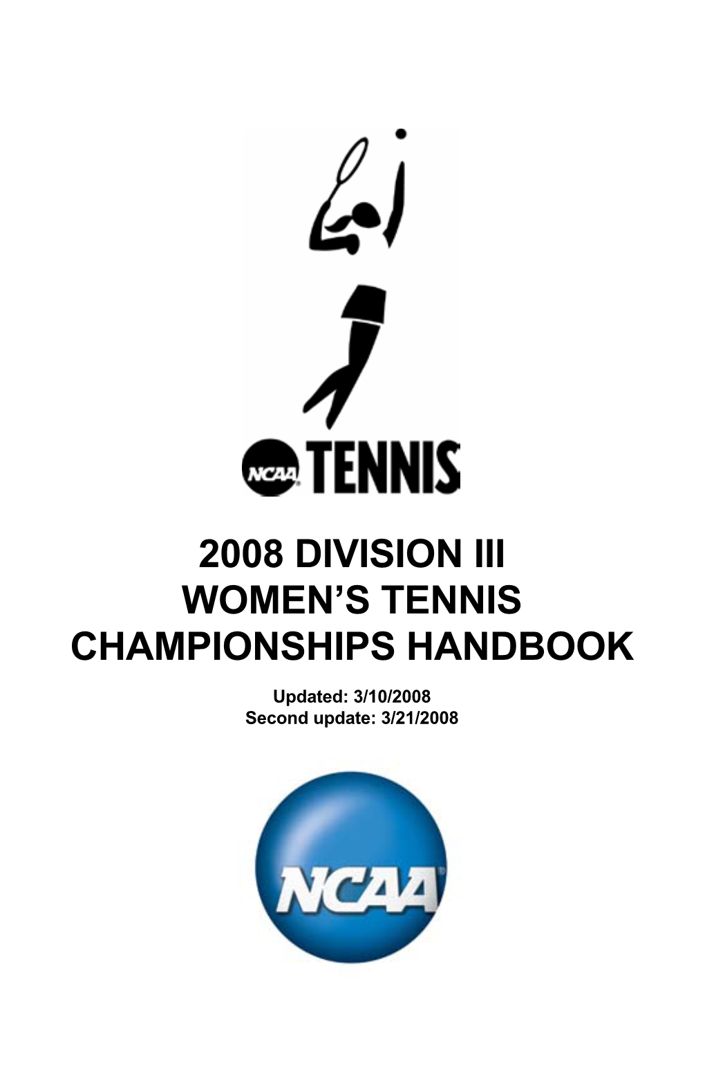 Ncaa 2008 Division Iii Women's Tennis Championships