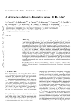 A Virgo High-Resolution Hα Kinematical Survey : II. the Atlas 3
