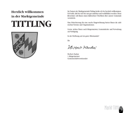 Tittling Heiße Ich Sie Herzlich Willkommen