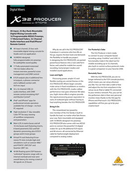 Digital Mixers