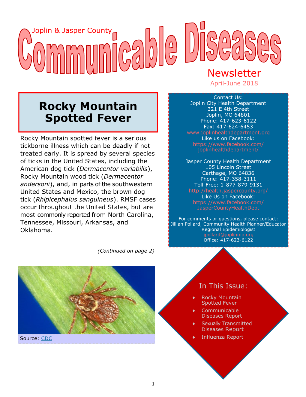 Rocky Mountain Spotted Fever