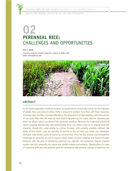 02 Perennial Rice: Challenges and Opportunities