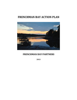 Frenchman Bay Action Plan