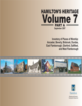 Volume 7A: Inventory of Places of Worship