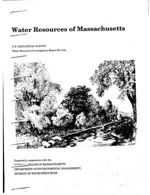 Water Resources of Massachusetts (-G---+