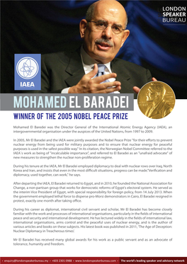Mohamedel Baradei