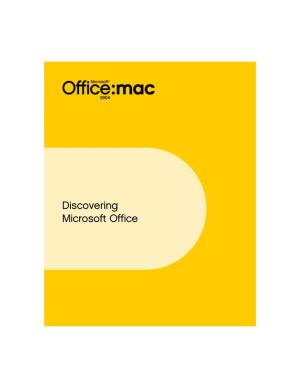 Discovering Microsoft Office