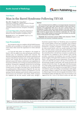 Man in the Barrel Syndrome Following TEVAR