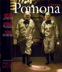 Pomona College Magazine Spring/Summer 2019: Medical