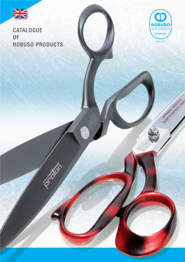 CATALOGUE of ROBUSO PRODUCTS the Service Life