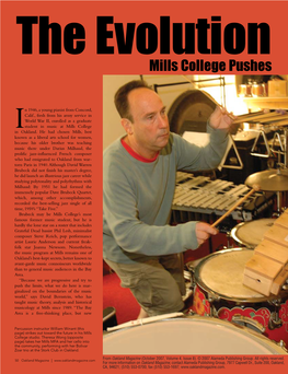 Mills College Pushes the Limits of Contemporary Sound, Oakland Magazine