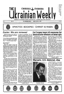 The Ukrainian Weekly 1982, No.16