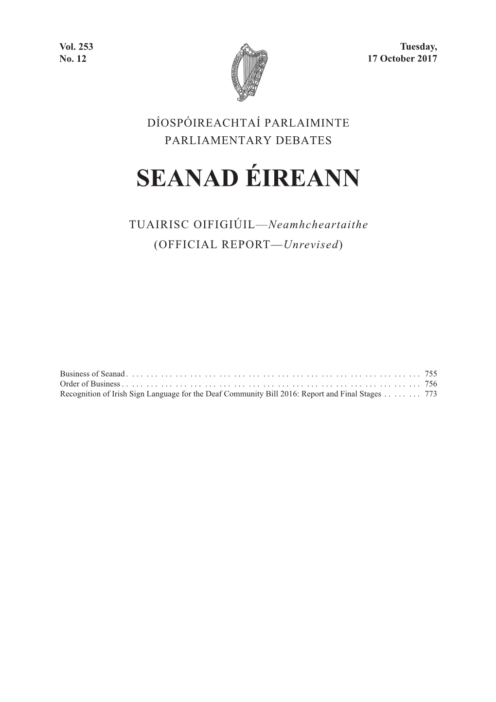 Seanad Éireann